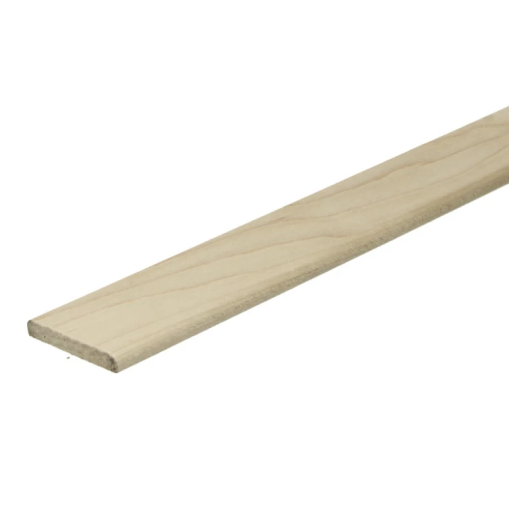 Afwerklijst Ahorn Gelakt 6x35mm - Plinten