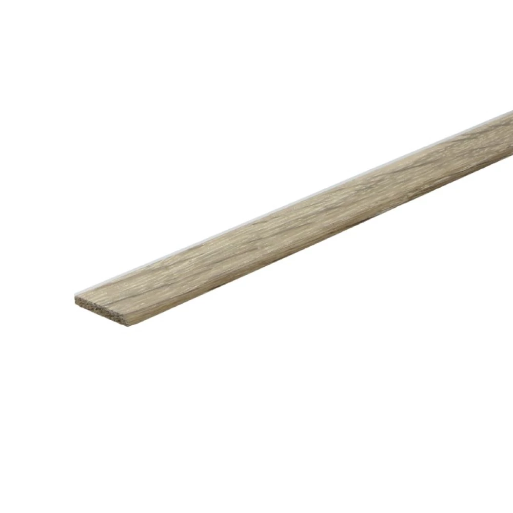Afwerklijst Eiken Naturel Wit Geolied 6x28mm - Plinten