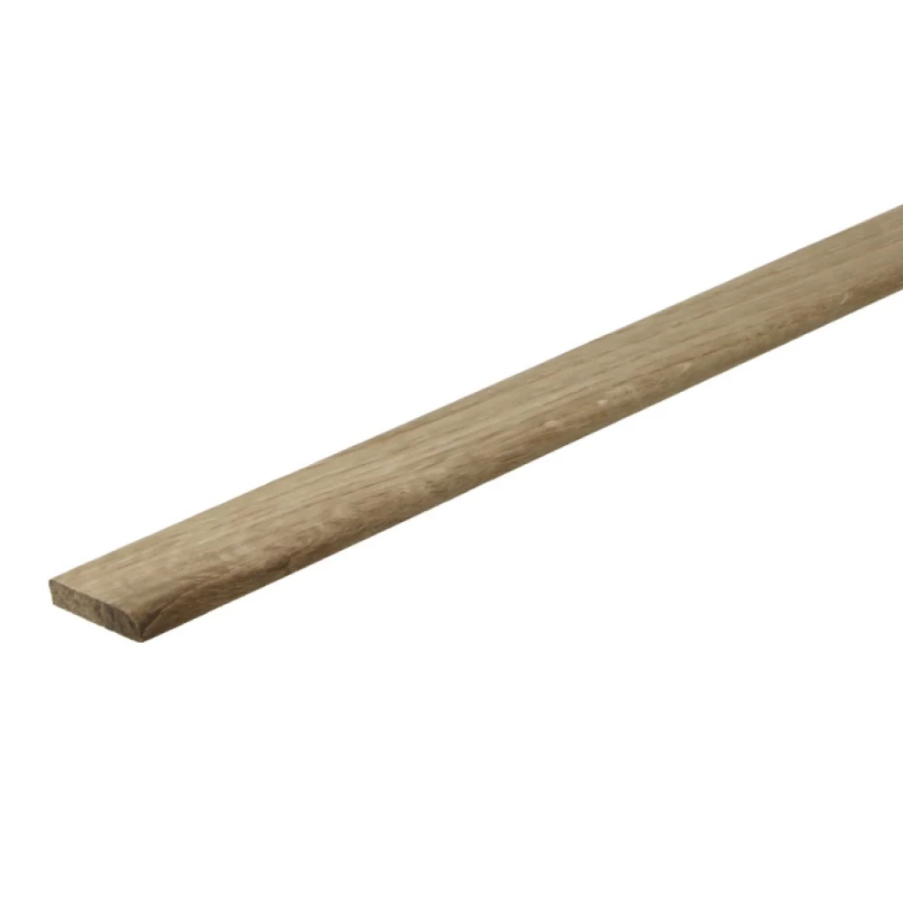 Afwerklijst Eiken Onbewerkt 5x23mm - Plinten