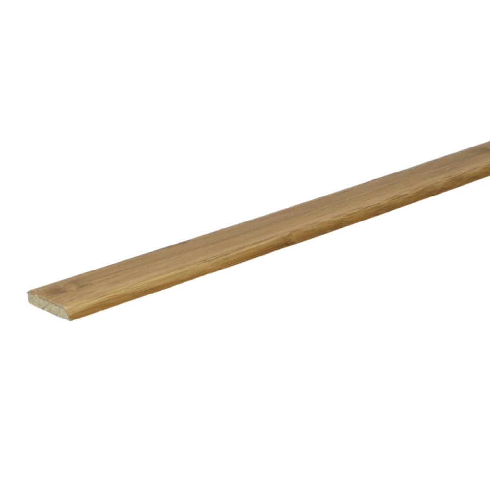 Afwerklijst Fineer Met Plakstrip Bamboe Caramel Gelakt - Plinten