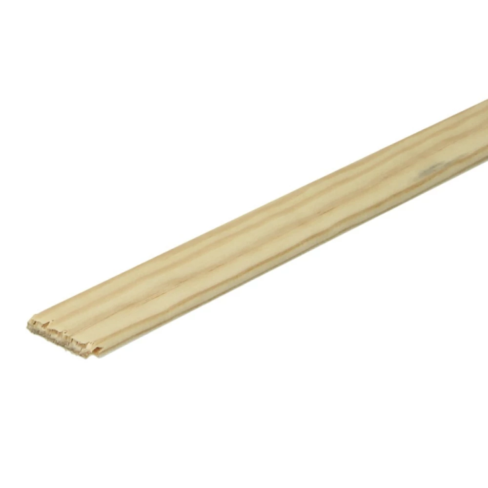 Afwerklijst Grenen Geolied 6x28mm - Plinten