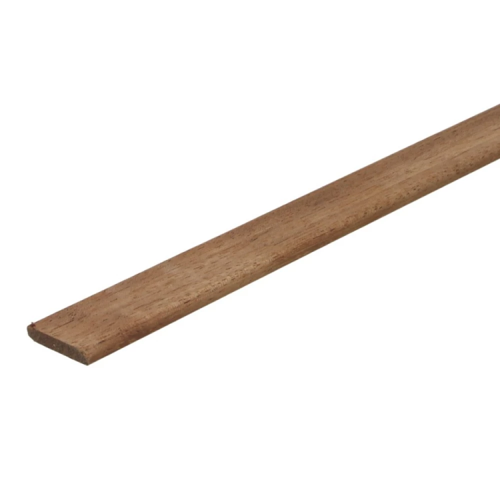 Afwerklijst Jatoba Onbewerkt 6x28mm - Plinten