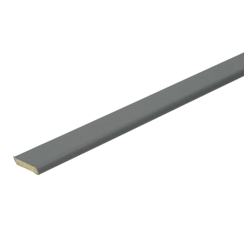 Afwerklijst Met Plakstrip Dekkend Antraciet - Plinten