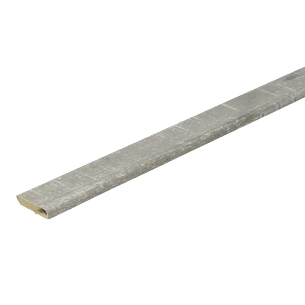 Afwerklijst Met Plakstrip Eik Grijs Met Zaagsneden - Plinten