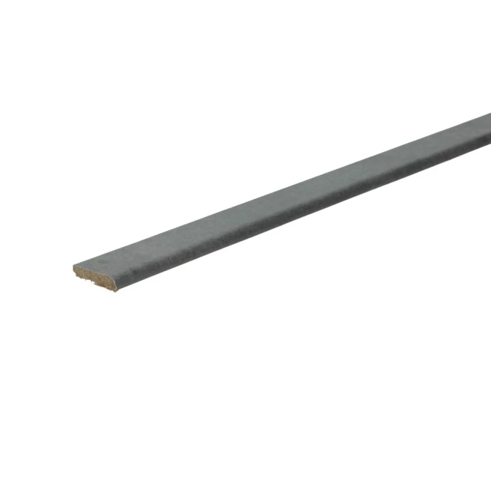 Afwerklijst Met Plakstrip Leem Donker - Plinten