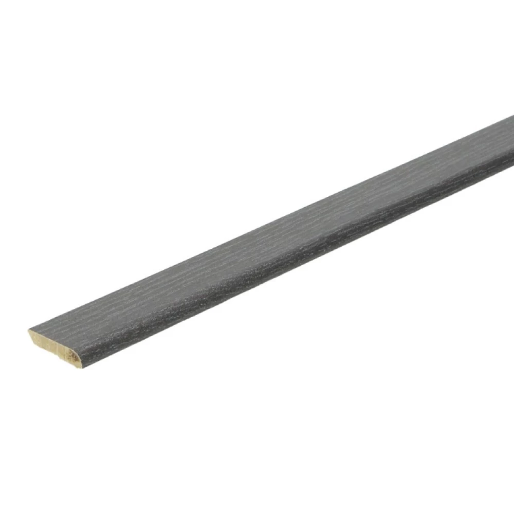 Afwerklijst Met Plakstrip Zwart Geolied - Plinten