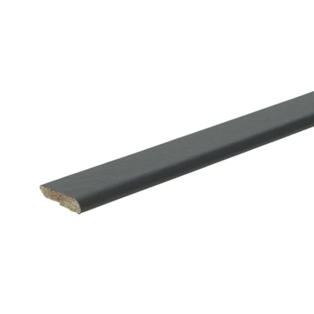 Afwerklijst Met Plakstrip Zwart Ral 9005 - Plinten