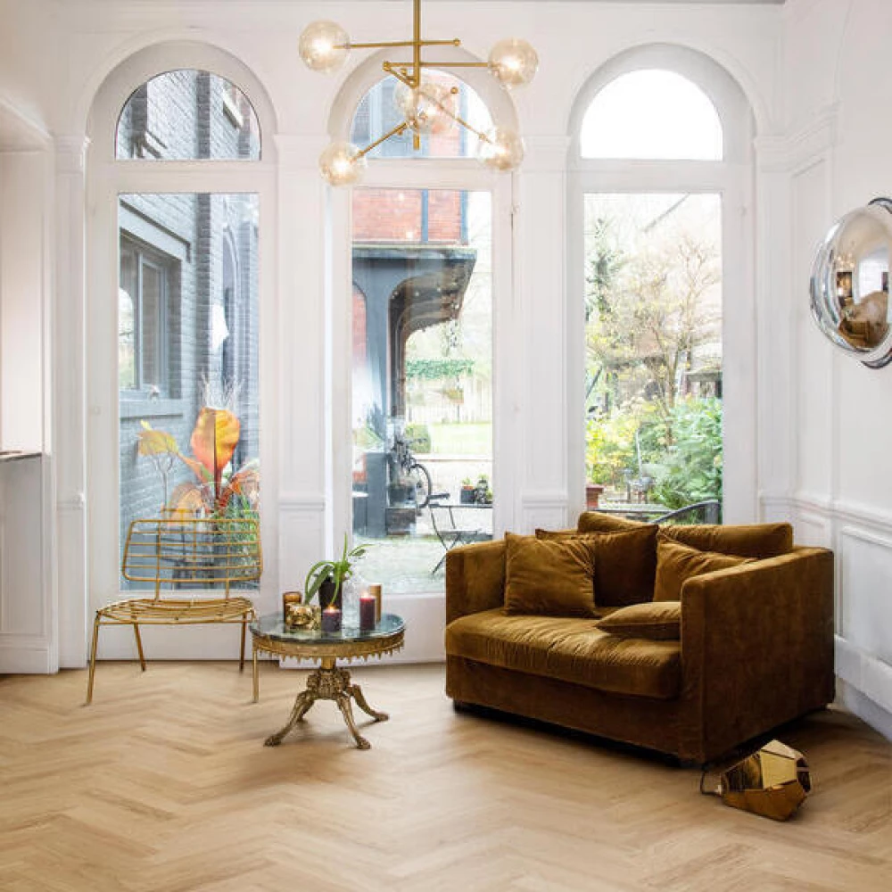 BerryAlloc Parqwood Herringbone Oak Calm Chene (A) - Parket