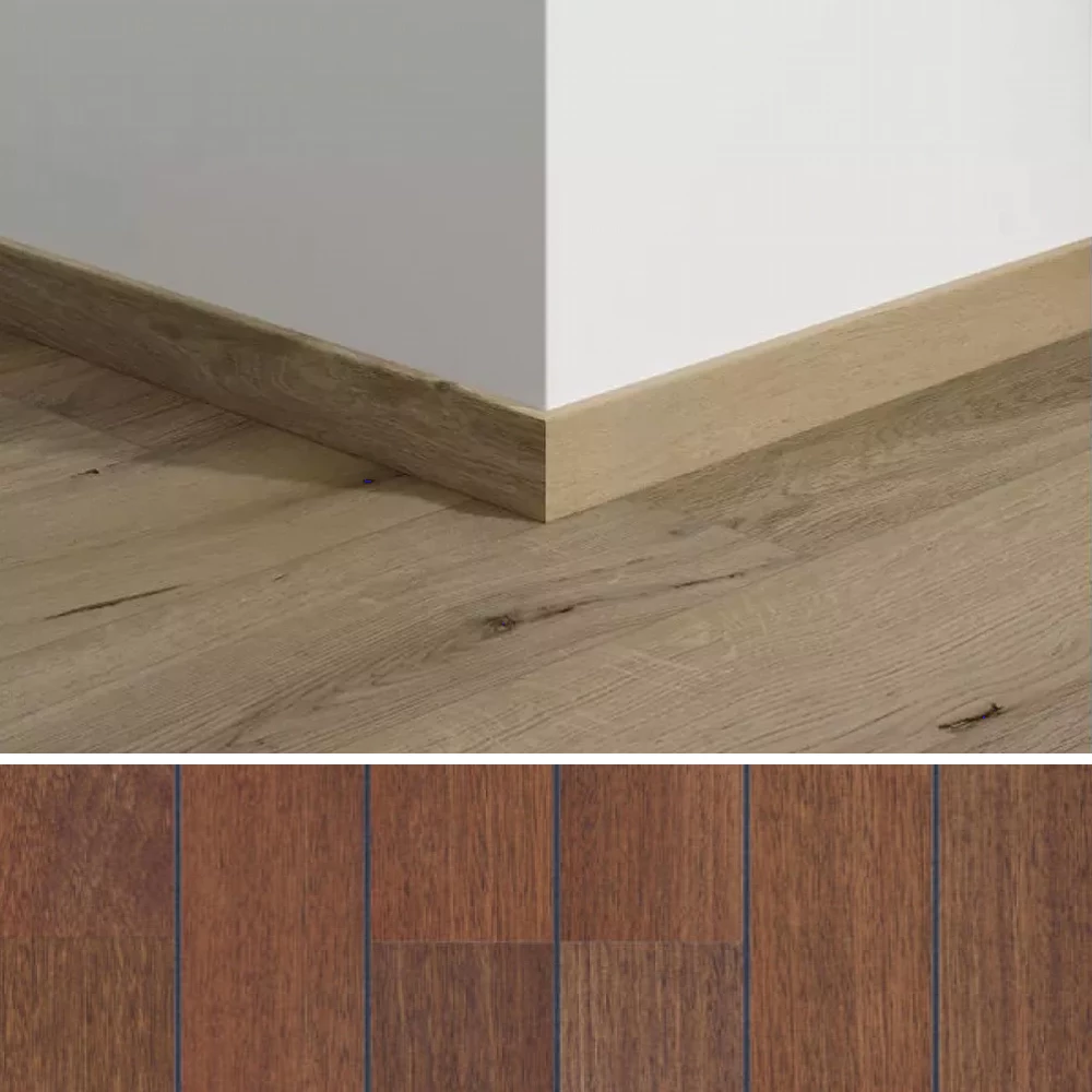 BerryAlloc Plint 60mm Oiled Teak Shipdeck - Plinten