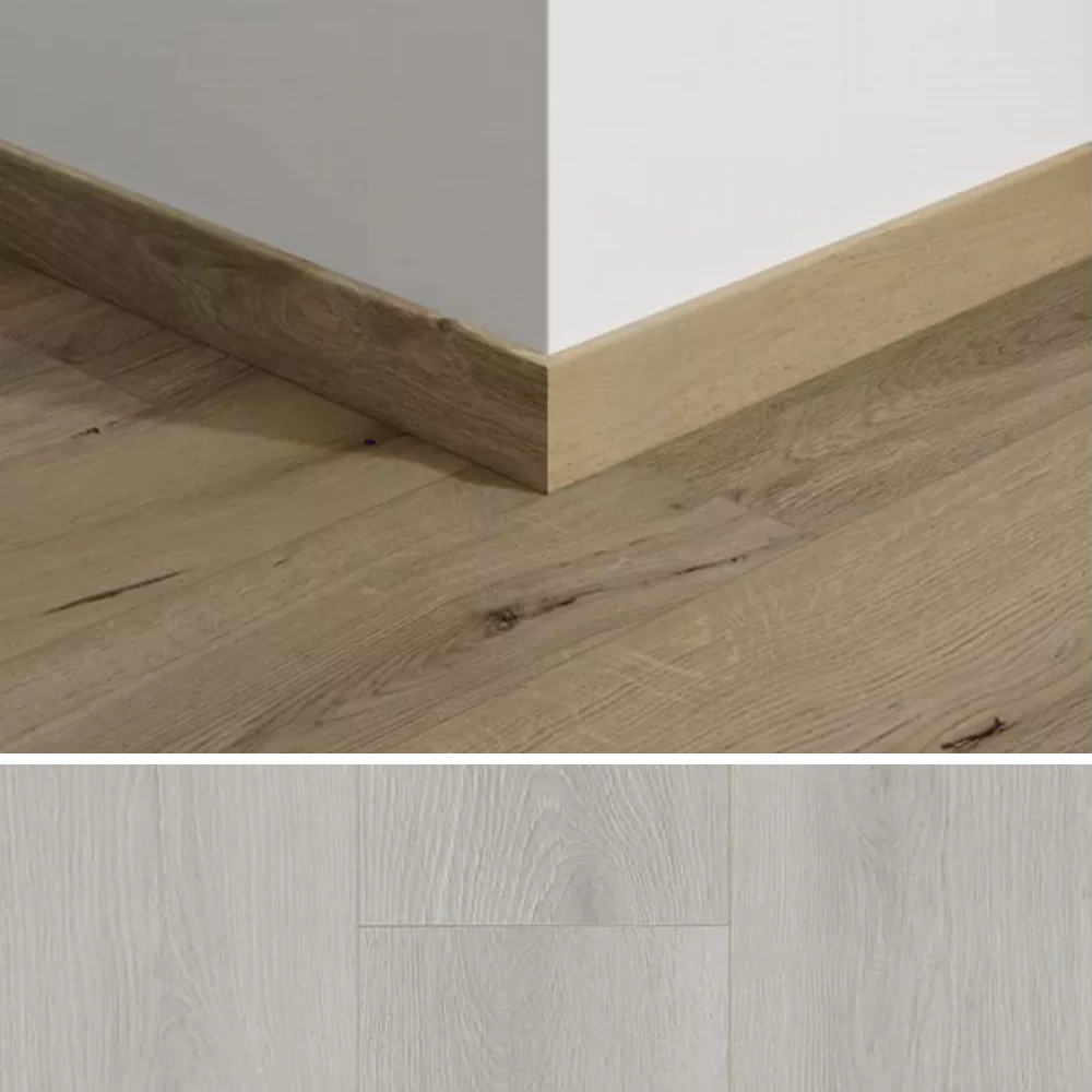 BerryAlloc Plint 80mm Bloom Silver Grey - Plinten