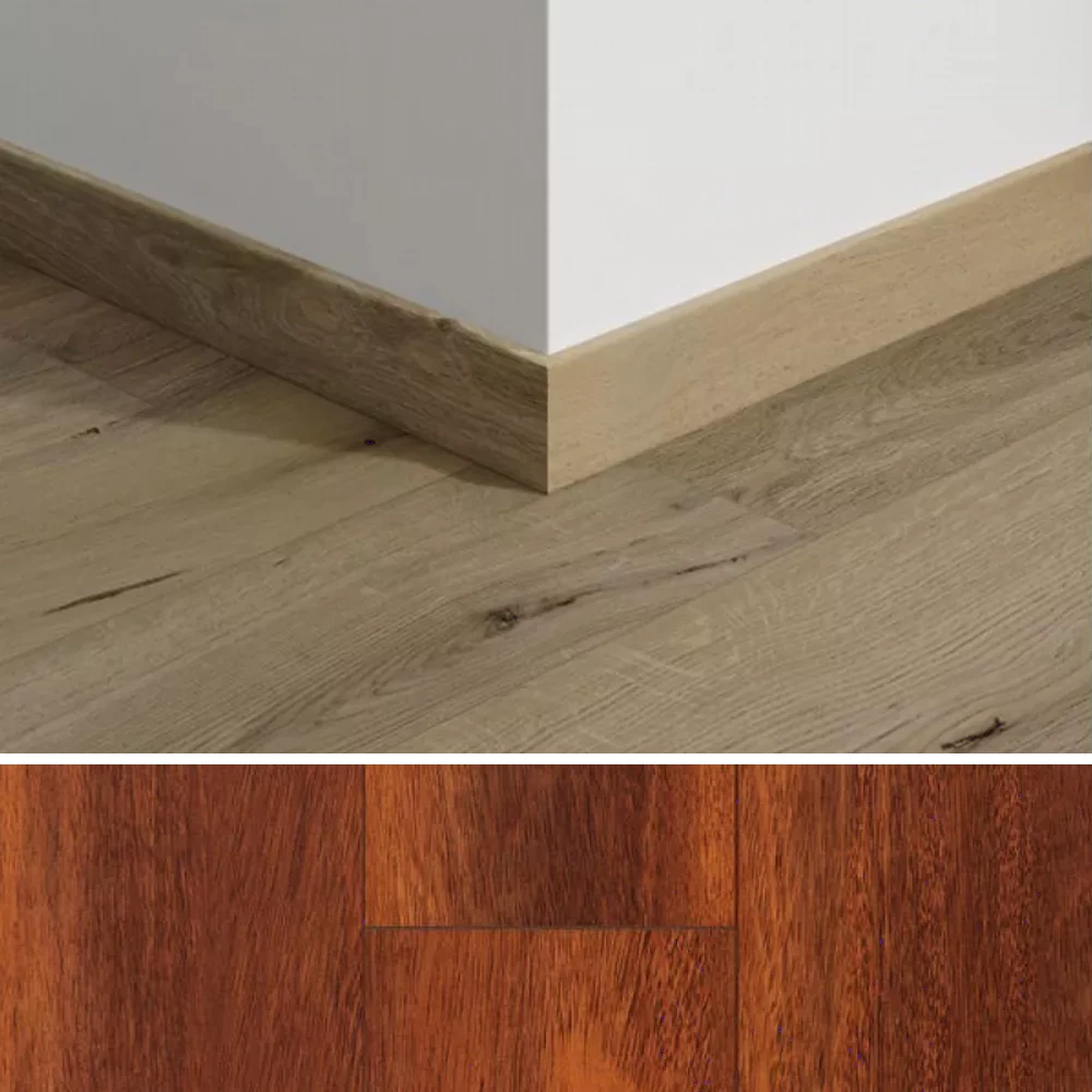 BerryAlloc Plint 80mm Merbau Brown