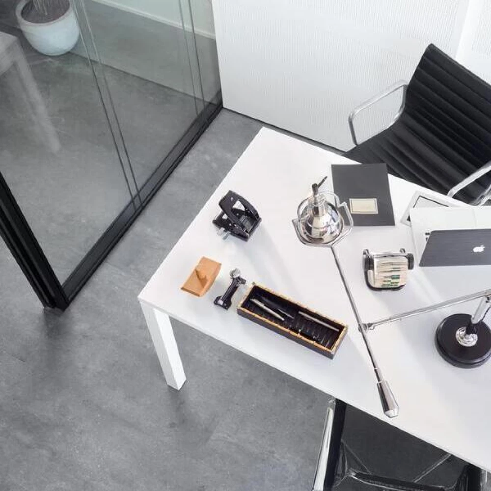 Berryalloc Spirit Pro 55 Click Comfort Tile Vulcano Dark Grey - Click Vinyl