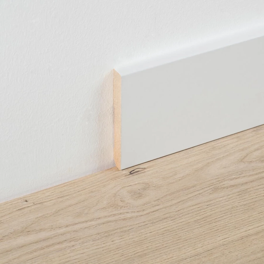 BerryAlloc Wit Overschildere Plint Modern 100mm - Plinten
