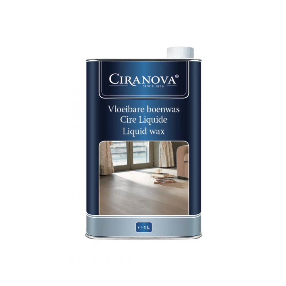 Ciranova Vloeibare Boenwas Geel 1L - Onderhoudsproducten