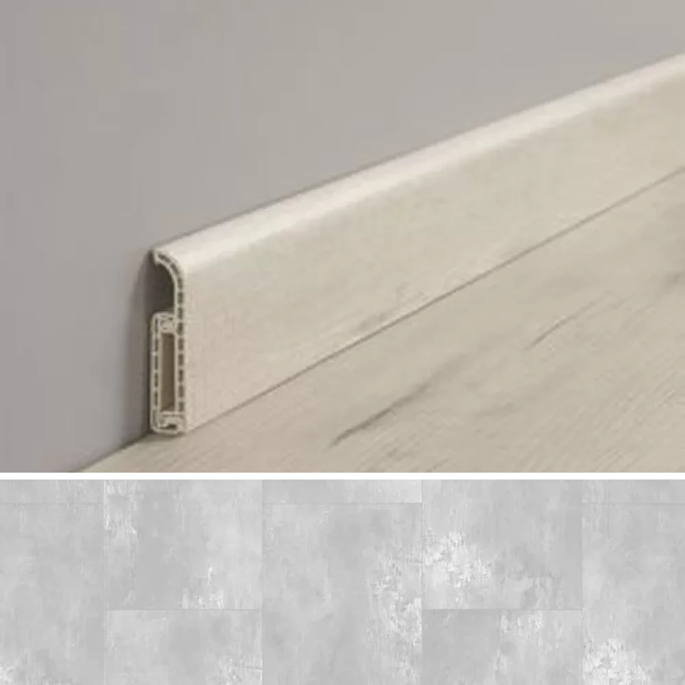 Coretec Design Plint 70mm Columba - Plinten