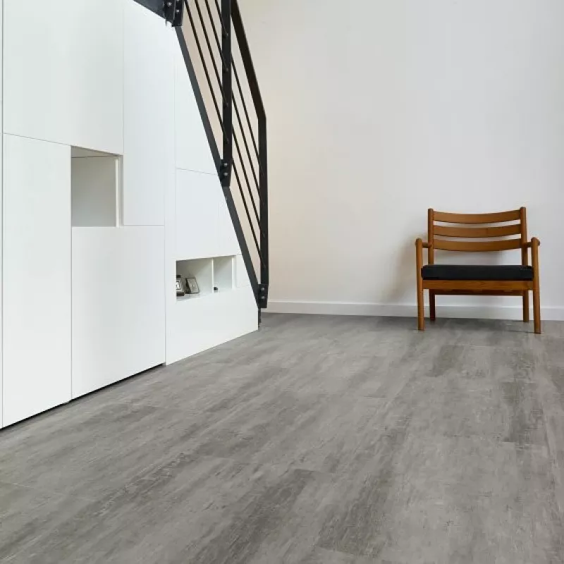 Coretec Essentials Tile Weathered Concrete 03 - Click Vinyl