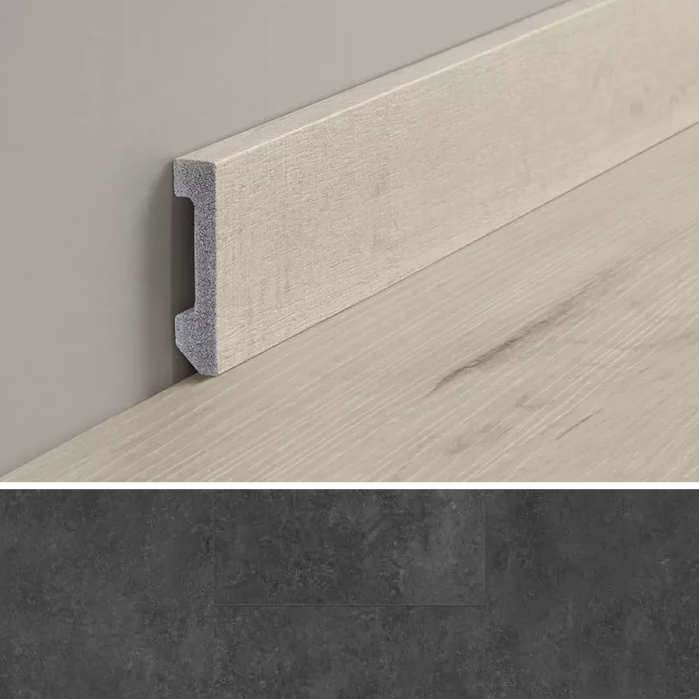 Coretec Moderne Plint 58mm Berner - Plinten