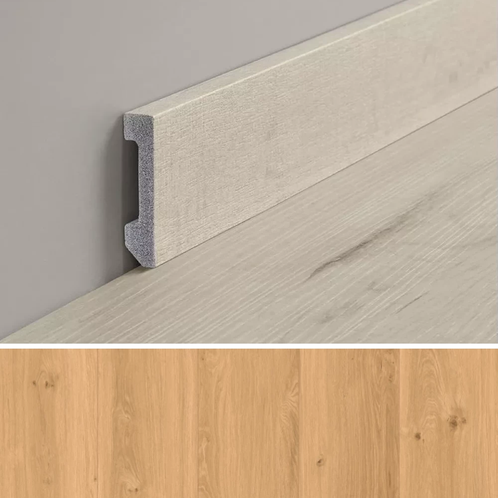 Coretec Moderne Plint 58mm Chambord - Plinten