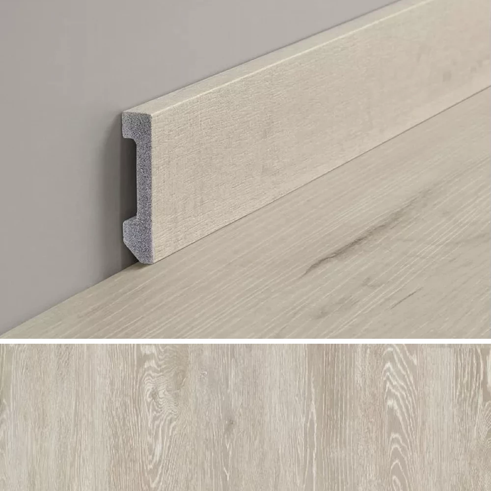 Coretec Moderne Plint 58mm Ivory Coast Oak 05