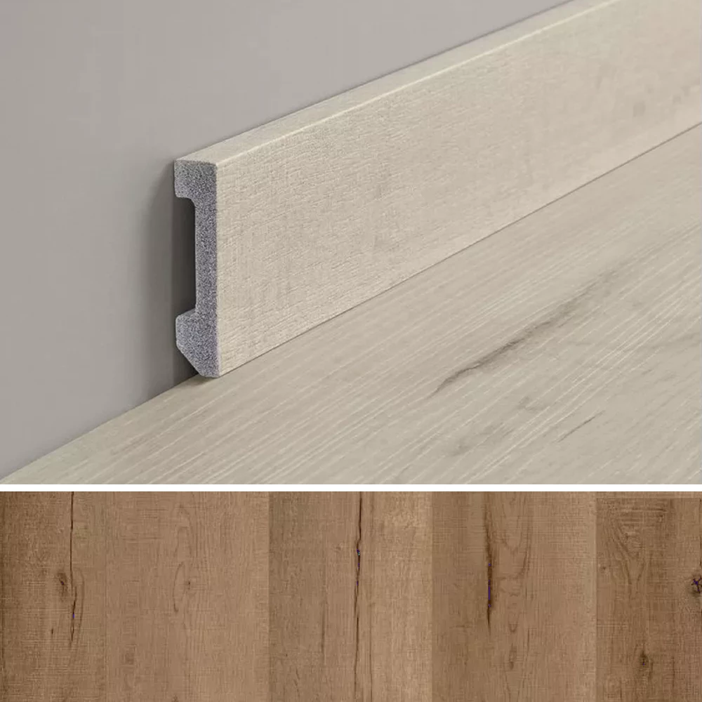 Coretec Moderne Plint 58mm Tasman Oak 50