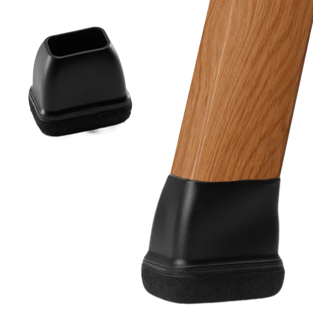 Flooq Stoelpootdoppen rechthoekig - Friso - 30x15mm (8 stuks) - Toebehoren