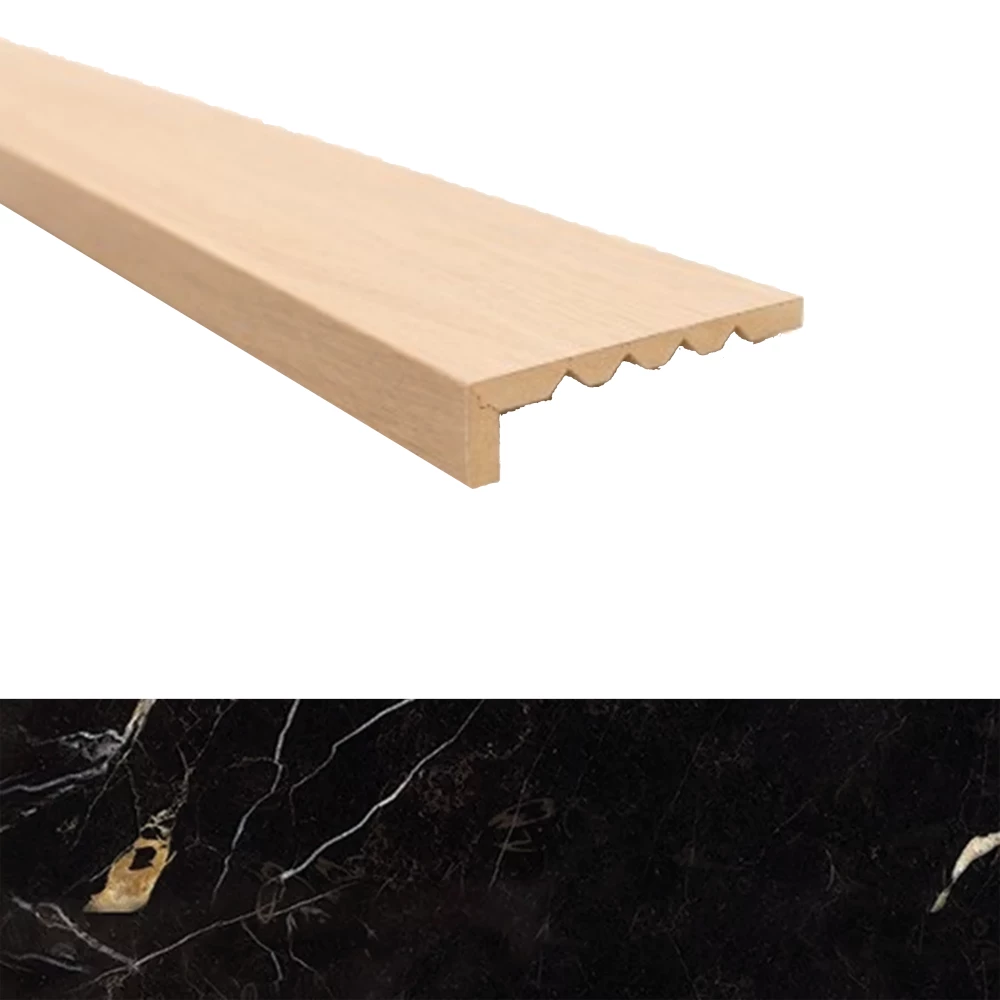 Maestro Afdeklijst Latt Black Marble - Lijstwerk