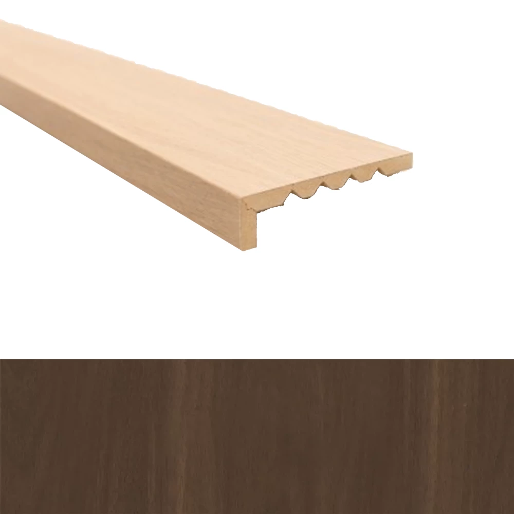 Maestro Afdeklijst Latt Smoked Walnut - Lijstwerk