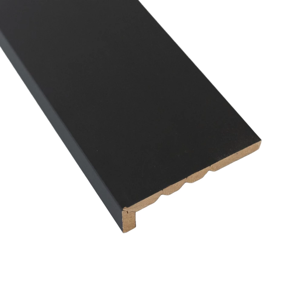 Maestro Afdeklijst Matte Black - Lijstwerk