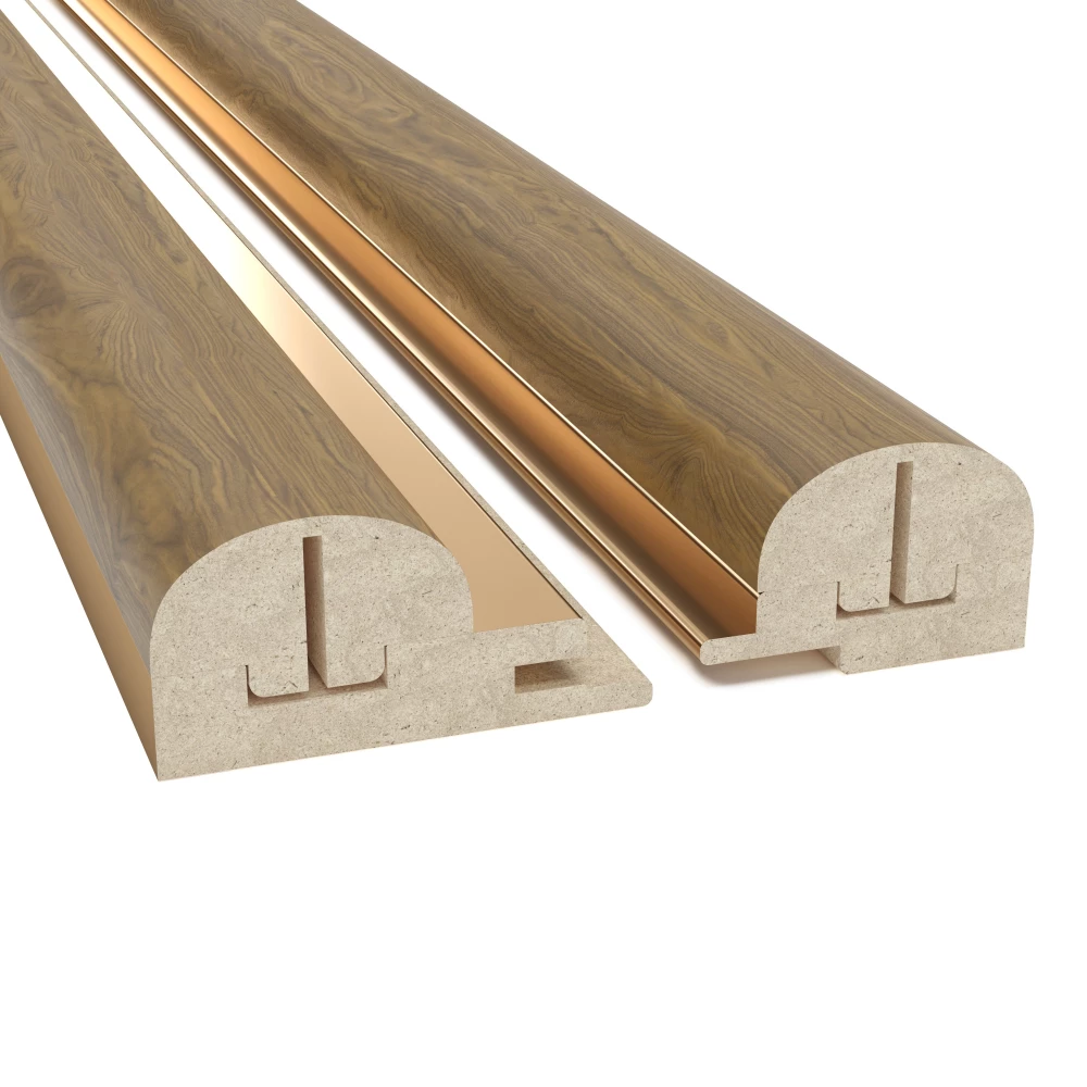Maestro Eindprofielkit Latt Lagoon Warm Walnut - Lijstwerk