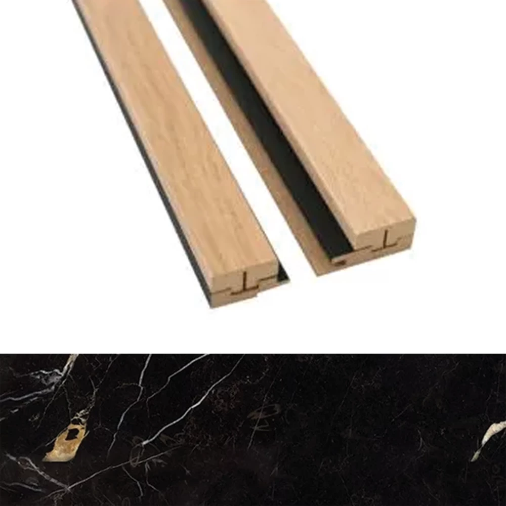 Maestro Eindprofielkit Latt Novo Black Marble - Black - Lijstwerk