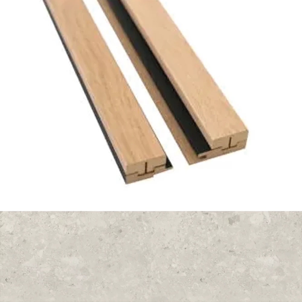 Maestro Eindprofielkit Latt Novo Ceppo Beige - White - Lijstwerk