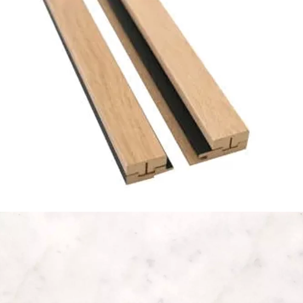 Maestro Eindprofielkit Latt Novo Nude Marble - White - Lijstwerk