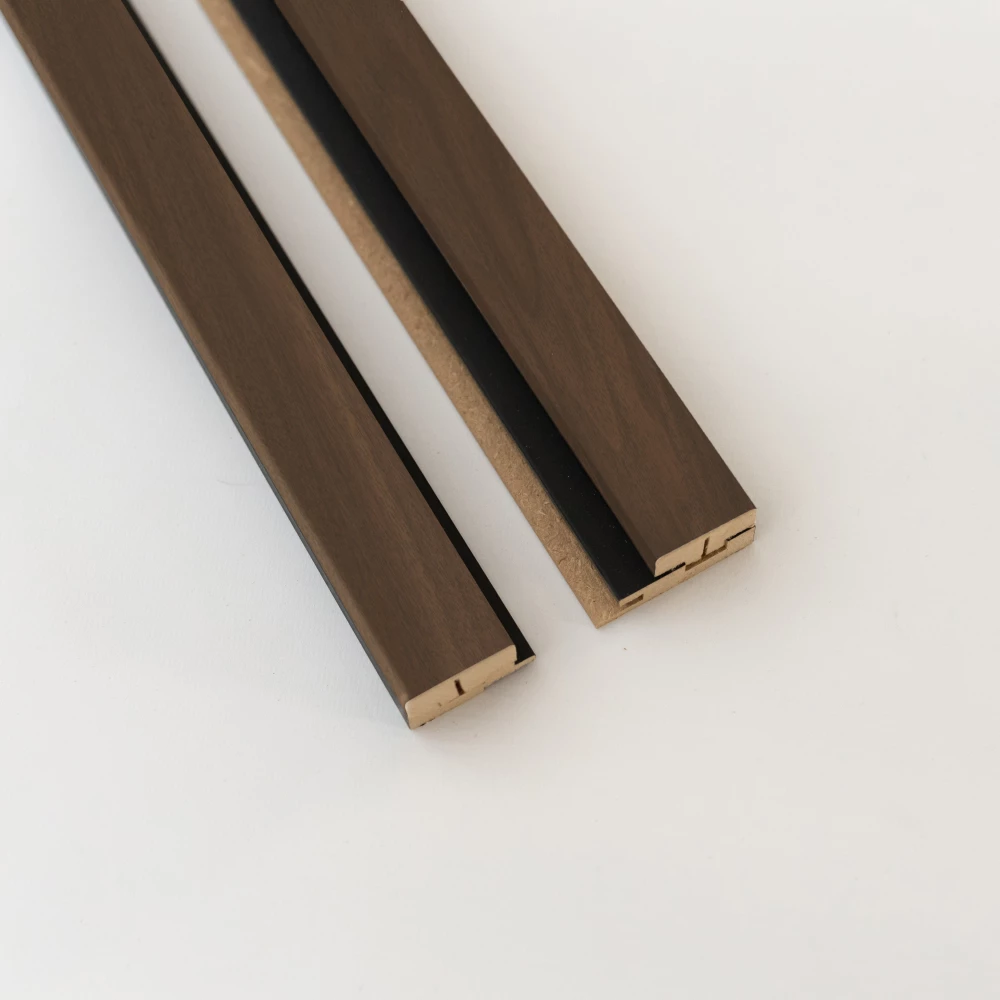 Maestro Eindprofielkit Latt Smoked Walnut - Black - Lijstwerk