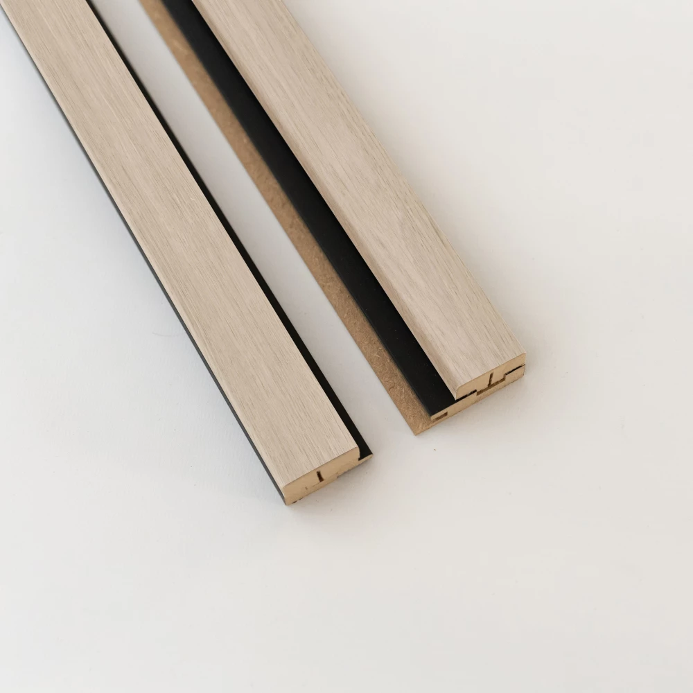 Maestro Eindprofielkit Latt Vanilla Oak - Black - Lijstwerk