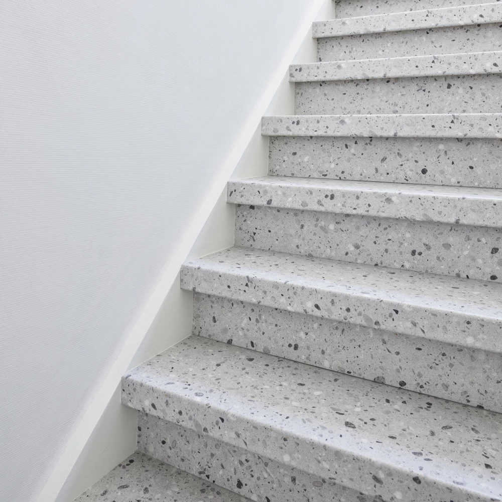 Maestro Laminaat Trapcover Classic Kleine Trede Terrazzo Grey - Trapneuzen