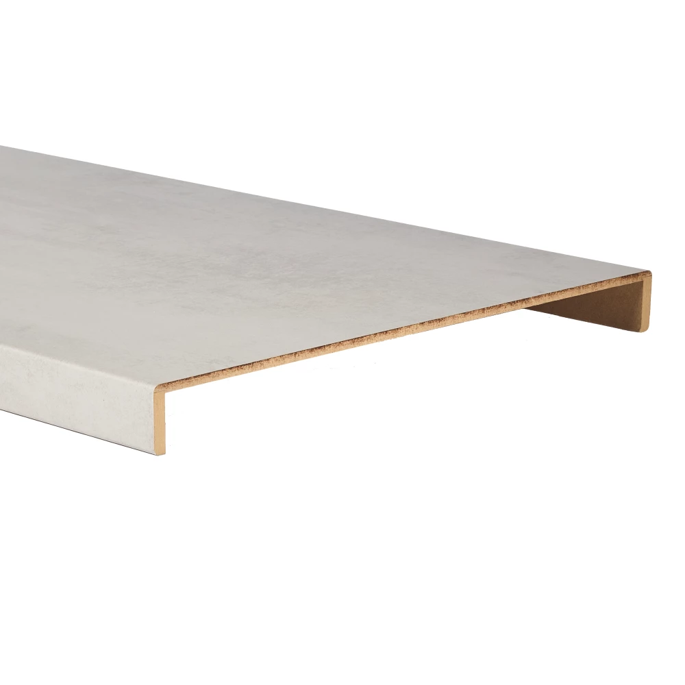 Maestro Laminaat Trapcover Classic XXL Dubbele Trede Light Grey Stone - Trapneuzen