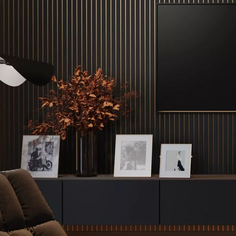 Maestro Latt Luxx Matte Black - Bronze - Wand