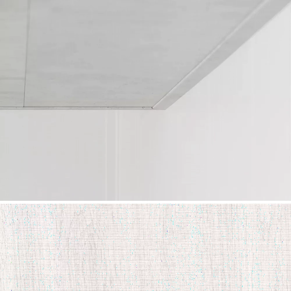 Maestro Strakke Plafondlijst Brushed White