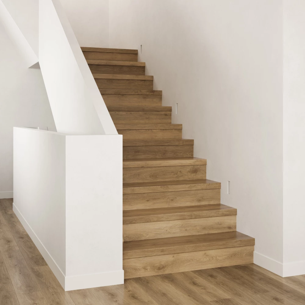 Maestro Vinyl Trapcover Solid Kleine Trede Pecan Oak - Trapneuzen