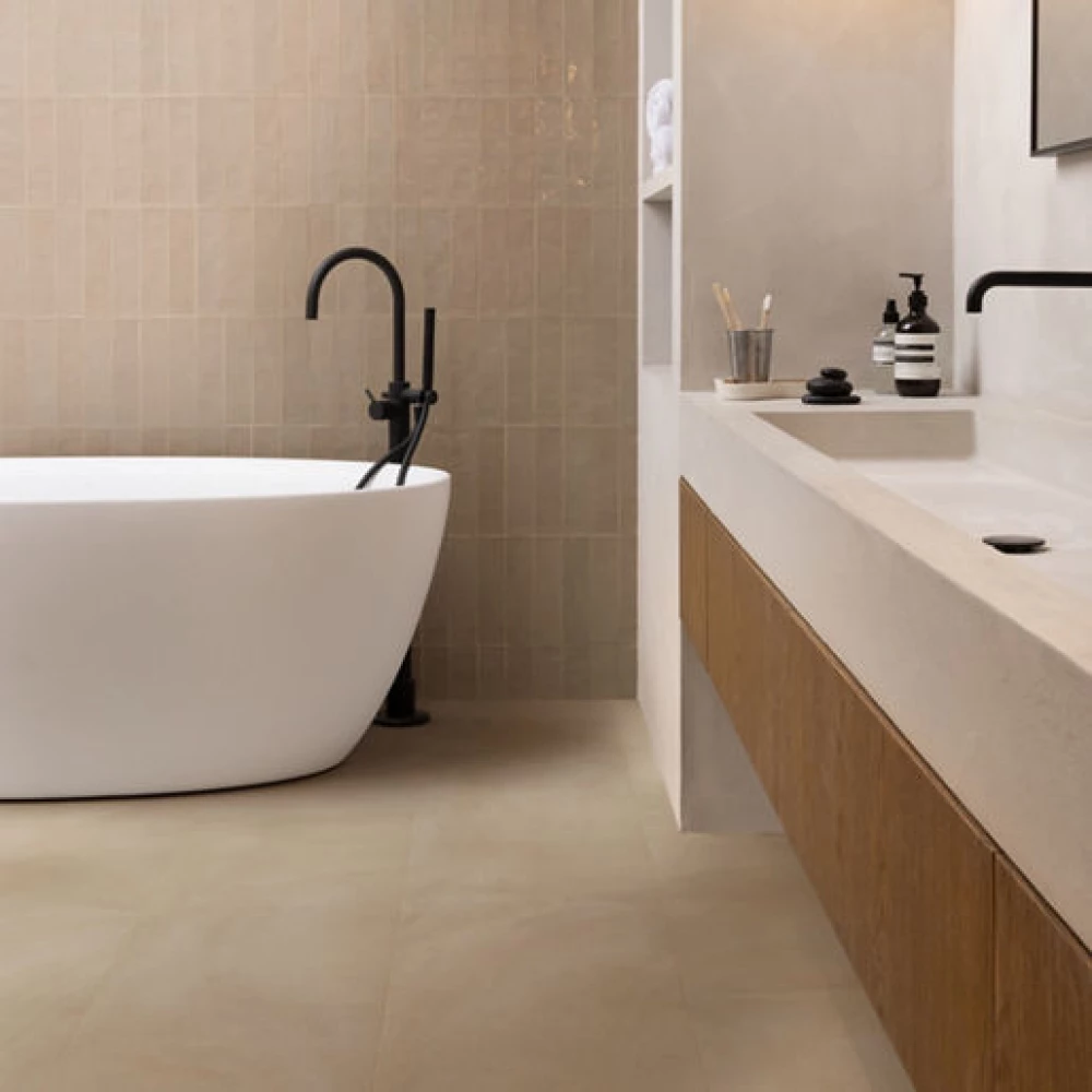 Moduleo LayRed Stone Medium Tile Silky Satin 46532 - Click Vinyl