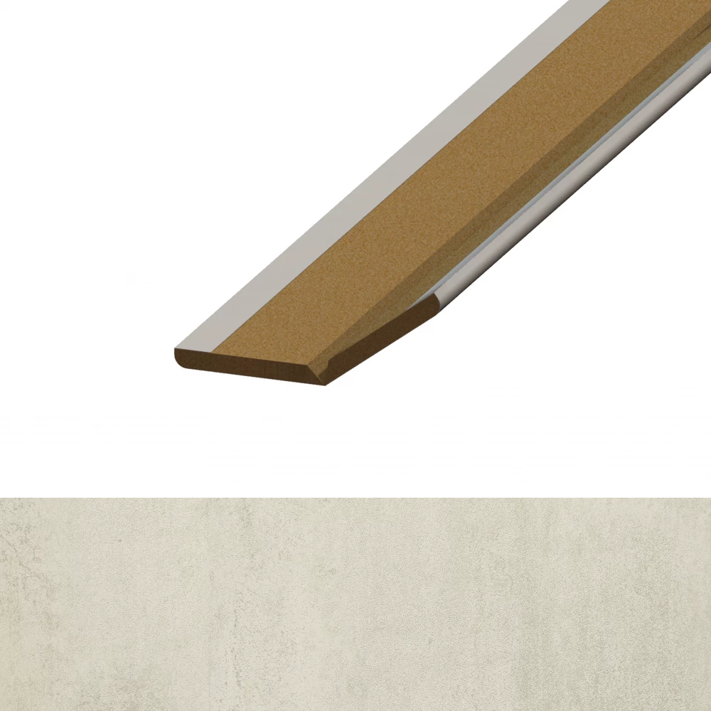 Panidur Plooilijst Chrome White