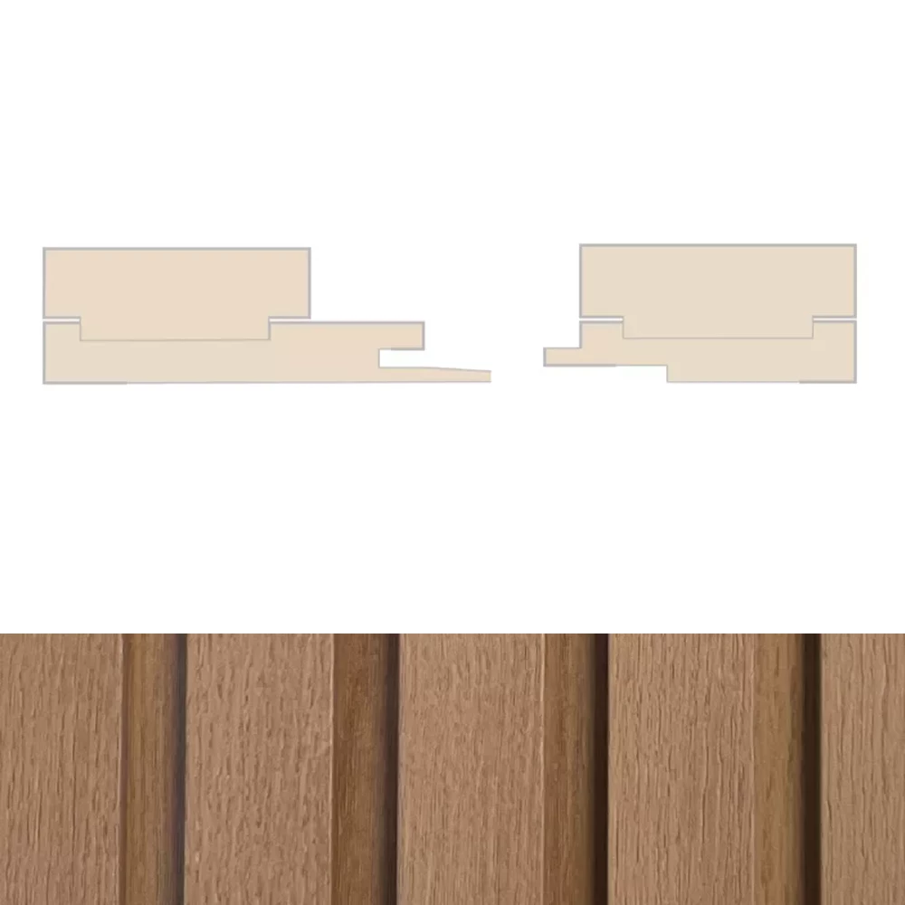 Panidur Start/Eindprofielkit Vertico Smokey Brown - Lijstwerk