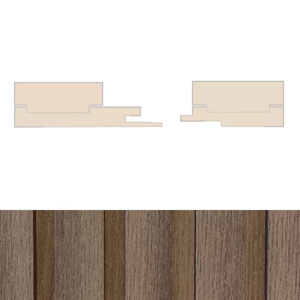 Panidur Start/Eindprofielkit Vertico Smokey Grey - Lijstwerk