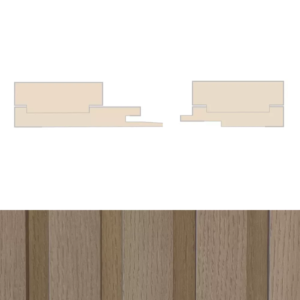 Panidur Start/Eindprofielkit Vertico Smokey Light - Lijstwerk