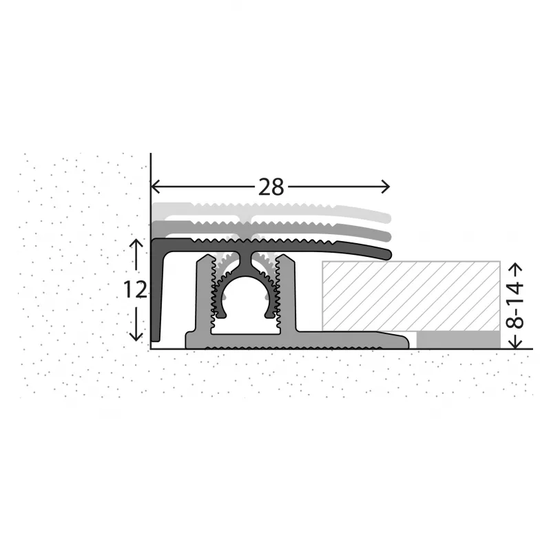 Prinz Profi-Tec Master Eindprofiel Edelstaal Mat 2.70lm