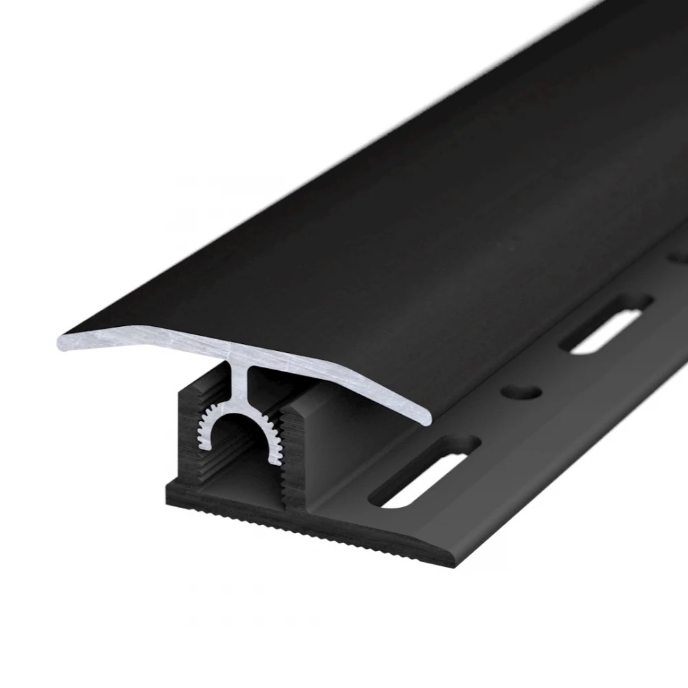 Prinz Profi-Tec Master Overgangsprofiel Vlak Zwart 2.70lm - Profielen