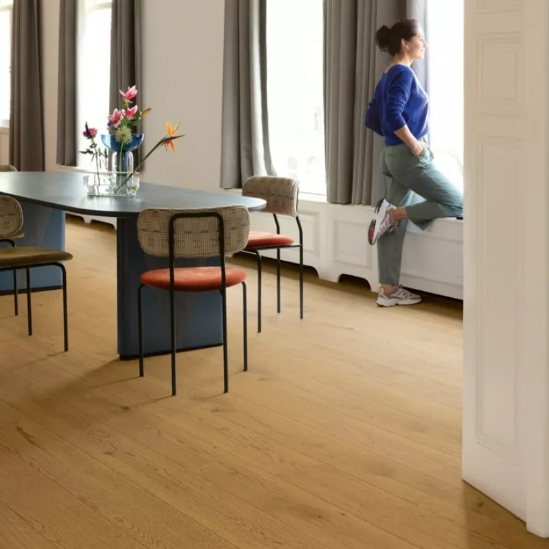 Quick-Step Amato Donkere Kastanjebruine Eik Extra Mat - Parket