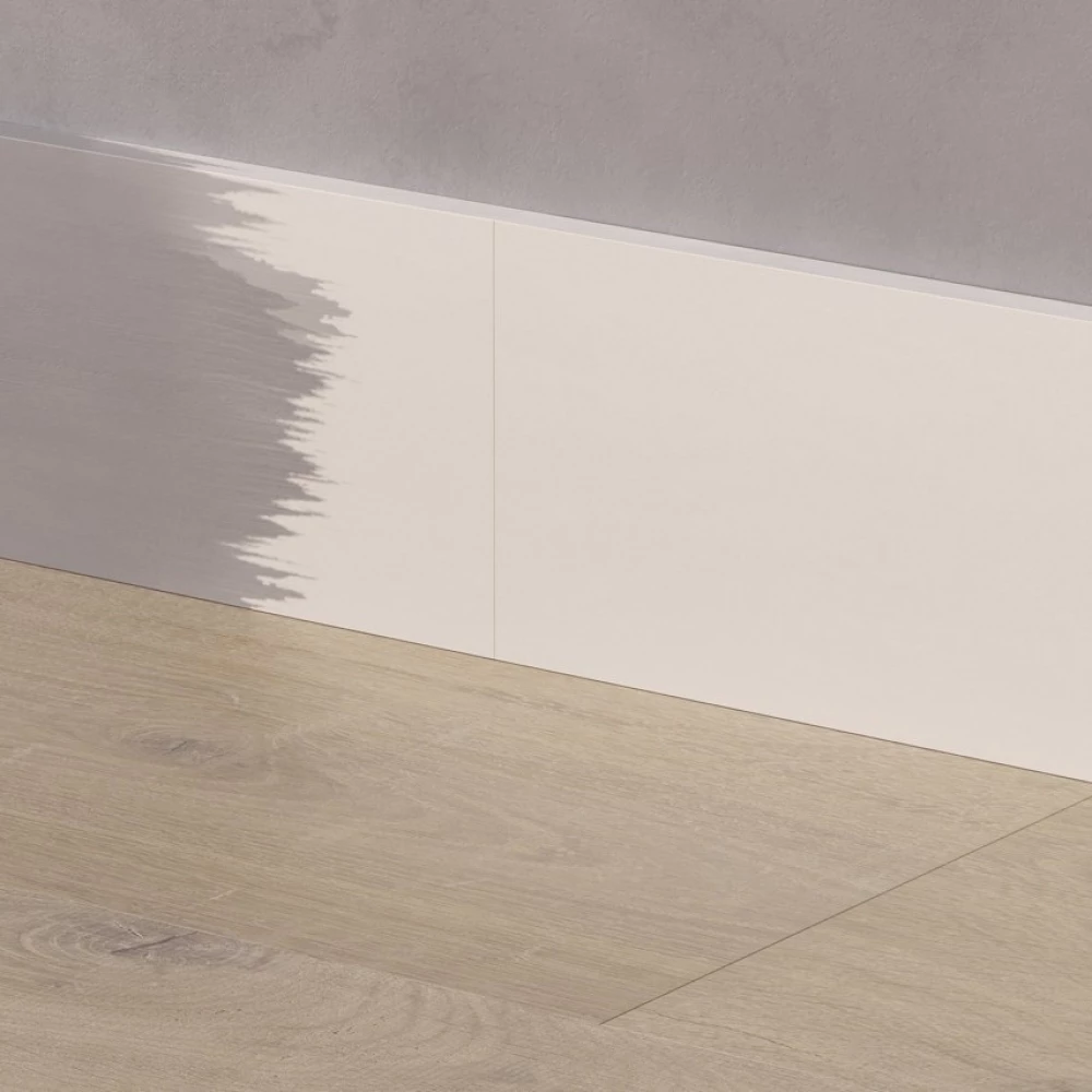 Quick-Step Klikbare Wit Overschilderbare Plint Lang 100mm - Plinten