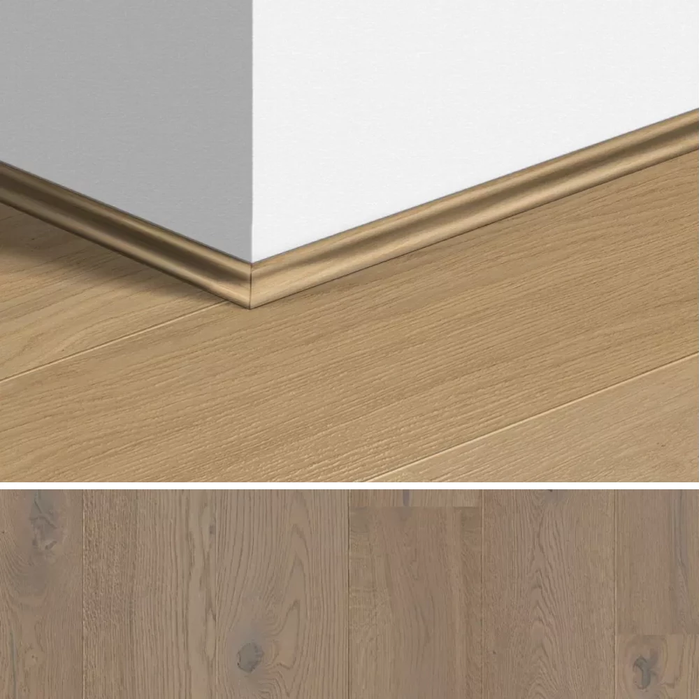 Quick-Step Kwadrant Katoengrijze Eik Extra Mat - Plinten