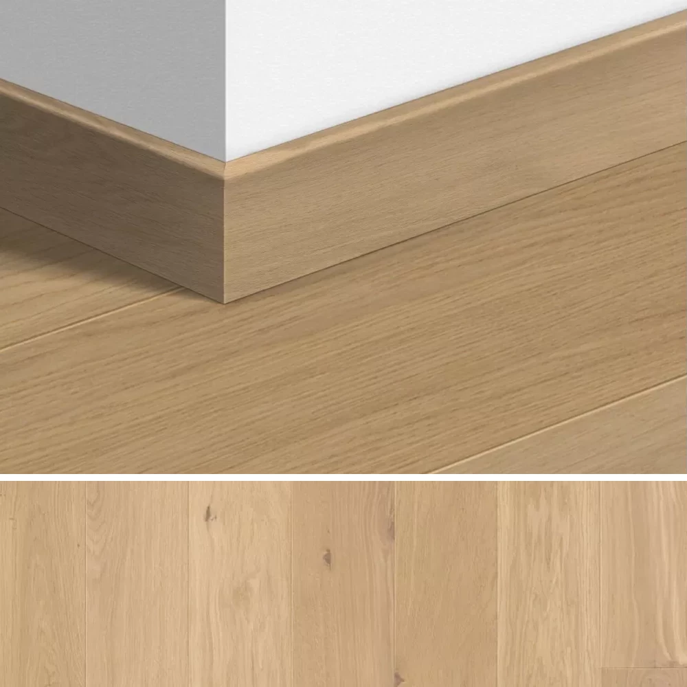 Quick-Step Plint 80mm Amandelwitte Eik Geolied